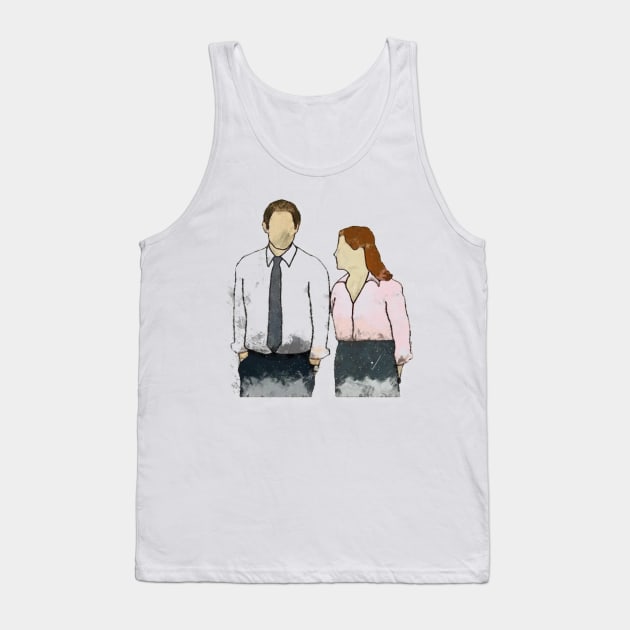 the office jim and pam love story Tank Top by truefriend